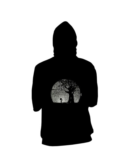 Fair and organic zipped hoodie BOSTON "Pousse"