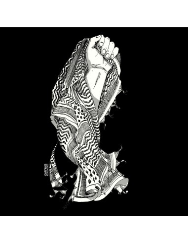 T-shirt bio équitable DOUALA "Keffieh - Gaza 1"