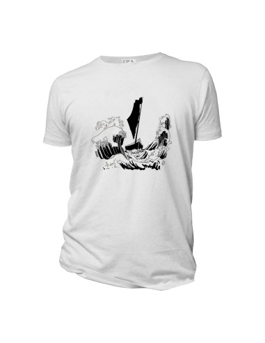 T-shirt bio équitable DOUALA "Tempête - Gaza 3"