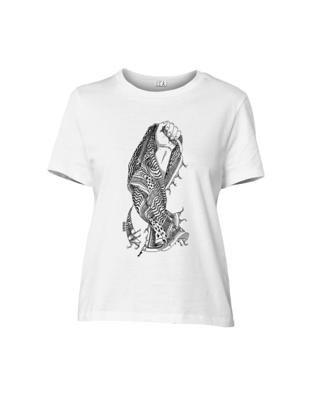 Fairtrade organic/recycled cotton T-shirt SEVILLA "Keffieh - Gaza 1"