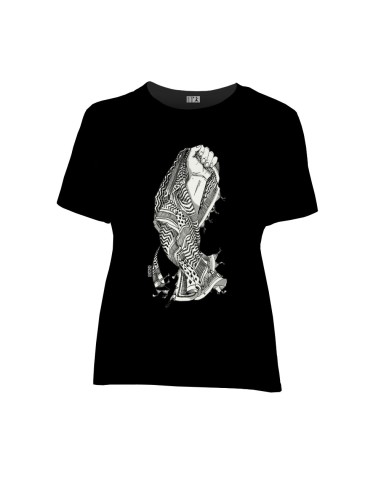 T-shirt coton bio/recyclé équitable SEVILLA "Keffieh - Gaza 1"