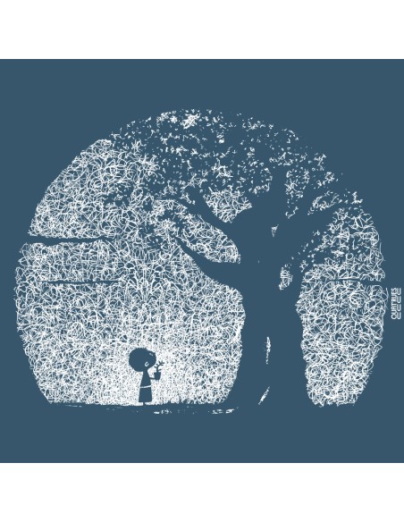 T-shirt coton bio/recyclé équitable Sevilla "Pousse"