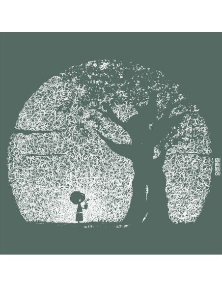 T-shirt coton bio/recyclé équitable Sevilla "Pousse"