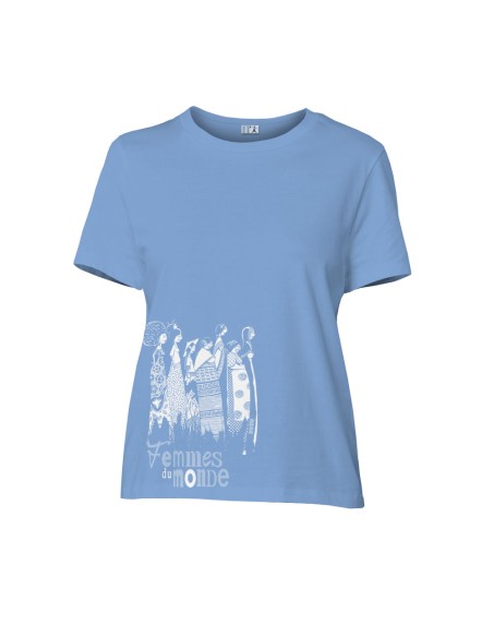 Fairtrade organic/recycled cotton T-shirt SEVILLA "Femmes du monde"