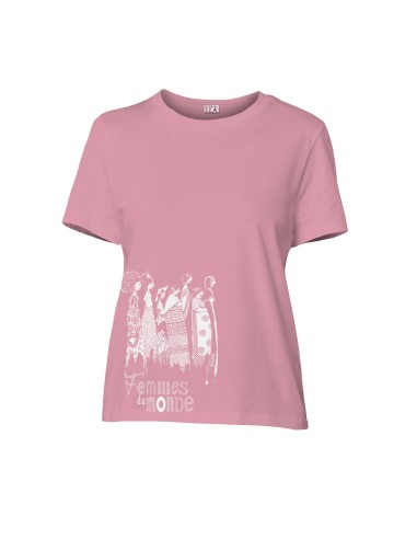 Fair-trade und Bio-/Recycling-Baumwolle T-Shirt SEVILLA "Femmes du monde"