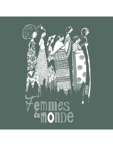 Fairtrade organic/recycled cotton T-shirt SEVILLA "Femmes du monde"