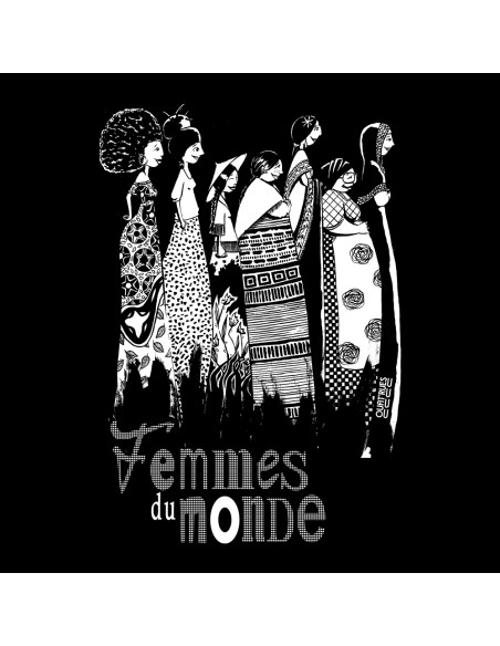 Fairtrade organic/recycled cotton T-shirt SEVILLA "Femmes du monde"