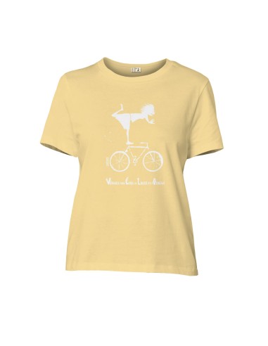 Fair-trade und Bio-/Recycling-Baumwolle T-Shirt SEVILLA "Vélo"