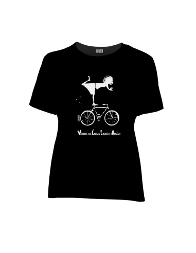 T-shirt coton bio/recyclé équitable Sevilla "Vélo"