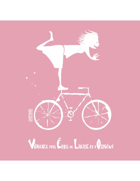 T-shirt coton bio/recyclé équitable Sevilla "Vélo"