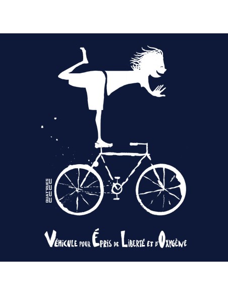 T-shirt coton bio/recyclé équitable Sevilla "Vélo"