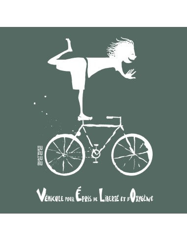 T-shirt coton bio/recyclé équitable Sevilla "Vélo"