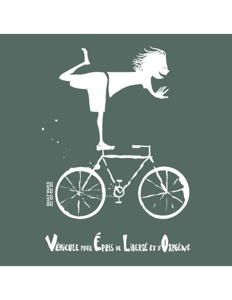 T-shirt coton bio/recyclé équitable Sevilla "Vélo"