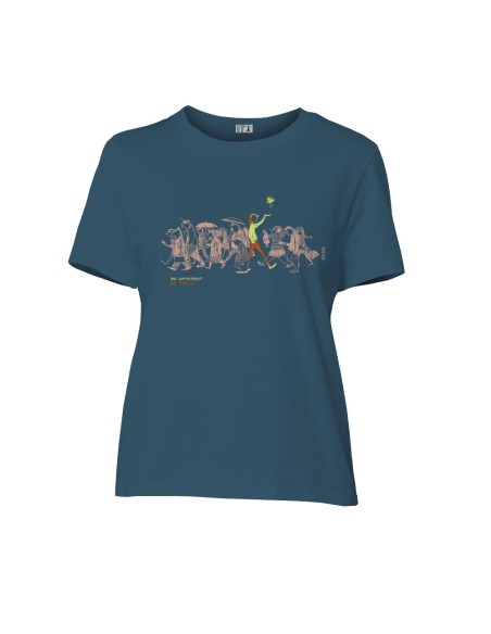 T-shirt coton bio/recyclé équitable Sevilla "Be different"