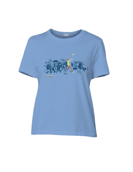 Fair-trade und Bio-/Recycling-Baumwolle T-Shirt SEVILLA "Be different"