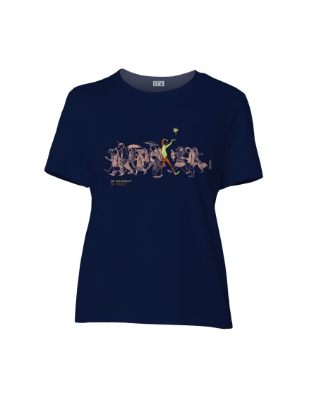 T-shirt coton bio/recyclé équitable Sevilla "Be different"