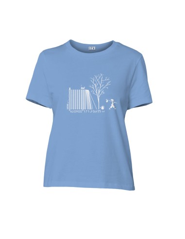 T-shirt coton bio/recyclé équitable Sevilla "Code Bar(b)re"