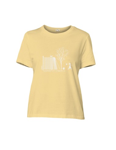 T-shirt coton bio/recyclé équitable Sevilla "Code Bar(b)re"