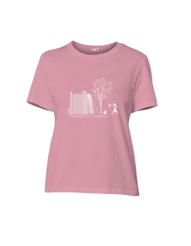 Fair-trade und Bio-/Recycling-Baumwolle T-Shirt SEVILLA "Code Bar(b)re"