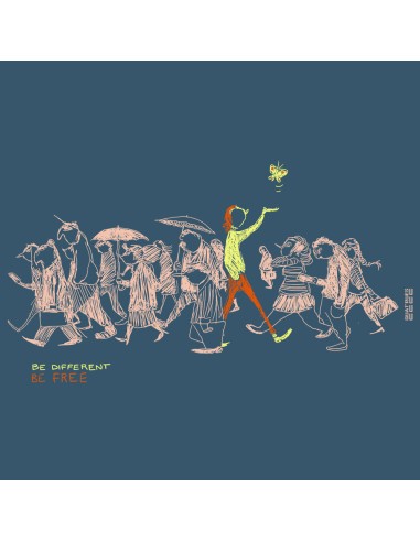 Fairtrade organic/recycled cotton T-shirt SEVILLA "Be different"