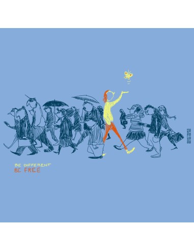 T-shirt coton bio/recyclé équitable Sevilla "Be different"