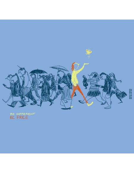 Fairtrade organic/recycled cotton T-shirt SEVILLA "Be different"