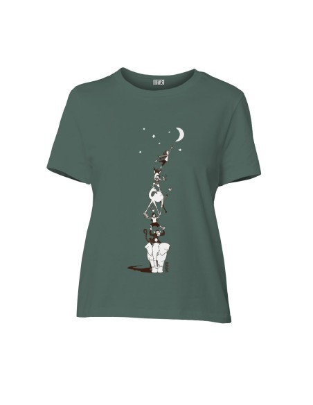 Fairtrade organic/recycled cotton T-shirt SEVILLA "Décrocher la lune"