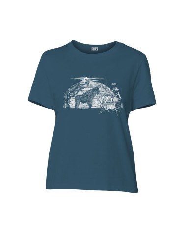 Fair-trade und Bio-/Recycling-Baumwolle T-Shirt SEVILLA "Gare au gorille"