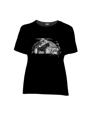 T-shirt coton bio/recyclé équitable Sevilla "Gare au gorille"