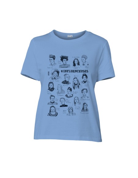 T-shirt coton bio/recyclé équitable Sevilla "Influenceuses"