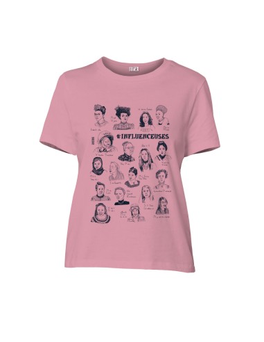 T-shirt coton bio/recyclé équitable Sevilla "Influenceuses"