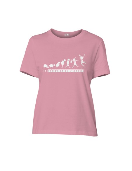 T-shirt coton bio/recyclé équitable Sevilla "(R)évolution de l'espèce"