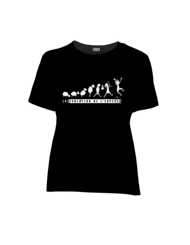 Fairtrade organic/recycled cotton T-shirt SEVILLA "(R)évolution de l'espèce"