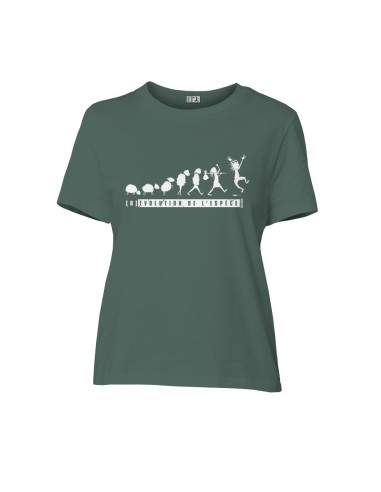 Fair-trade und Bio-/Recycling-Baumwolle T-Shirt SEVILLA "(R)évolution de l'espèce"