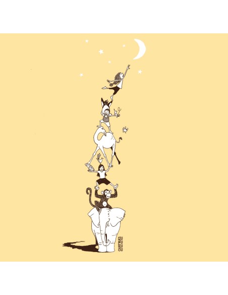 Fair-trade und Bio-/Recycling-Baumwolle T-Shirt SEVILLA "Décrocher la lune"