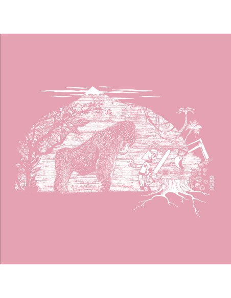 Fairtrade organic/recycled cotton T-shirt SEVILLA "Gare au gorille"