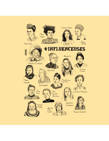 Fair-trade und Bio-/Recycling-Baumwolle T-Shirt SEVILLA "Influenceuses"