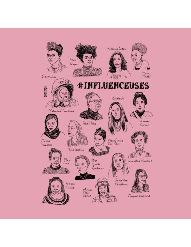 T-shirt coton bio/recyclé équitable Sevilla "Influenceuses"