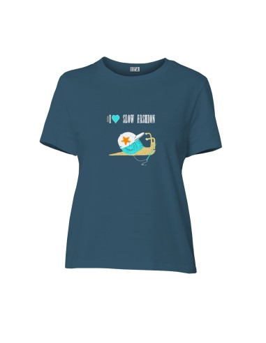 T-shirt coton bio/recyclé équitable Sevilla "Slow fashion"