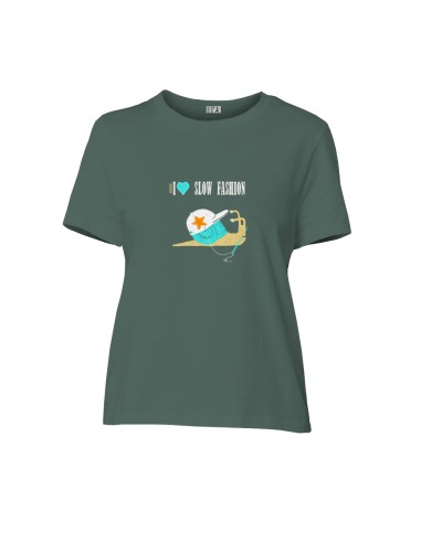 Fair-trade und Bio-/Recycling-Baumwolle T-Shirt SEVILLA "Slow fashion"