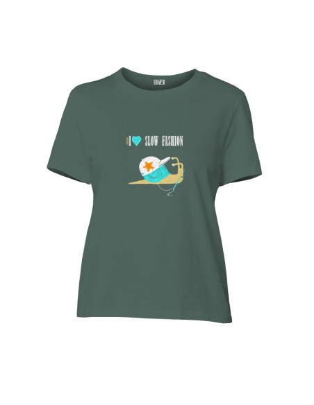 Fair-trade und Bio-/Recycling-Baumwolle T-Shirt SEVILLA "Slow fashion"