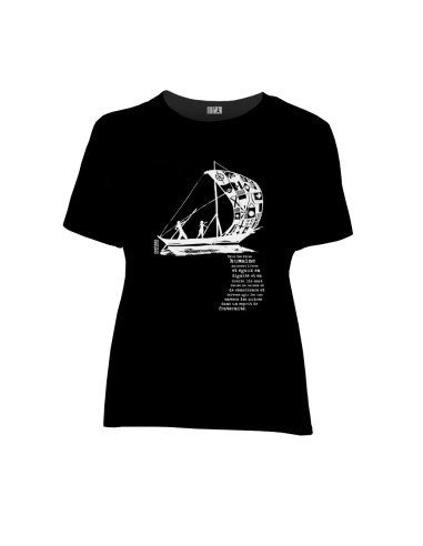 Fair-trade und Bio-/Recycling-Baumwolle T-Shirt SEVILLA "D'un seul souffle"