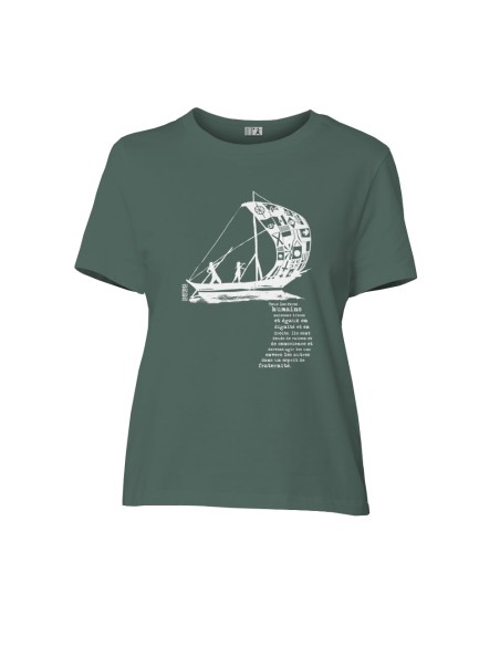 Fair-trade und Bio-/Recycling-Baumwolle T-Shirt SEVILLA "D'un seul souffle"