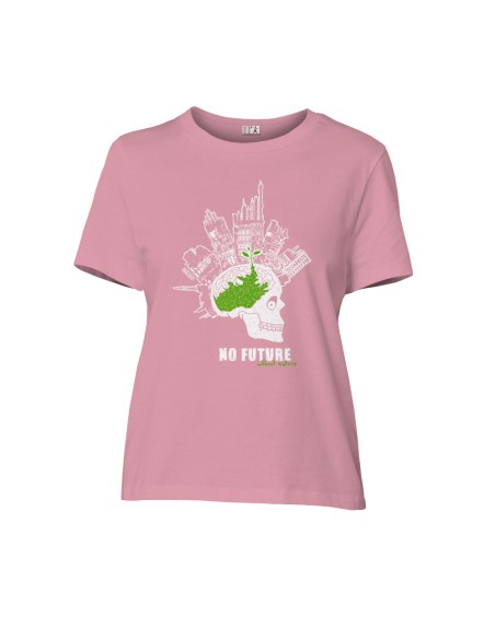 Fair-trade und Bio-/Recycling-Baumwolle T-Shirt SEVILLA "No future"