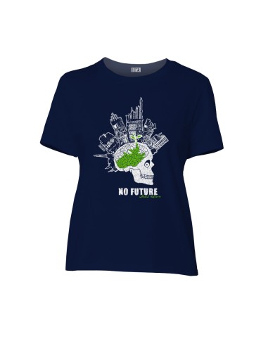Fair-trade und Bio-/Recycling-Baumwolle T-Shirt SEVILLA "No future"