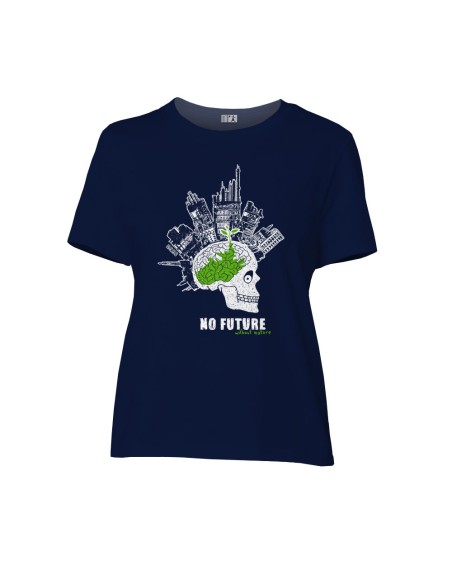 T-shirt coton bio/recyclé équitable Sevilla "No future"