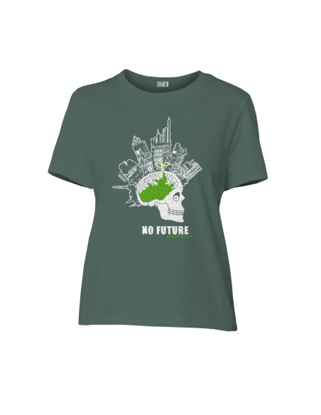 Fair-trade und Bio-/Recycling-Baumwolle T-Shirt SEVILLA "No future"