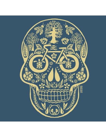 Fair-trade und Bio-/Recycling-Baumwolle T-Shirt SEVILLA "Tête de vie"