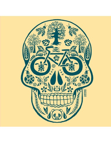 Fair-trade und Bio-/Recycling-Baumwolle T-Shirt SEVILLA "Tête de vie"