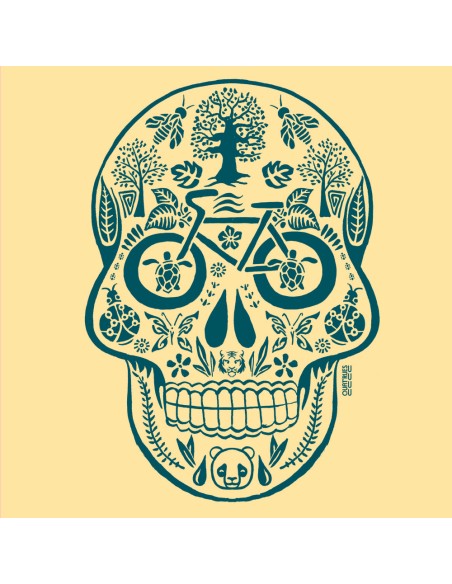 Fair-trade und Bio-/Recycling-Baumwolle T-Shirt SEVILLA "Tête de vie"